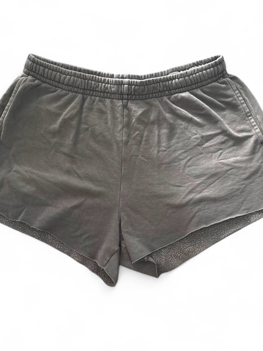 H&M Women's Gray Athletic Shorts with Elastic Waist